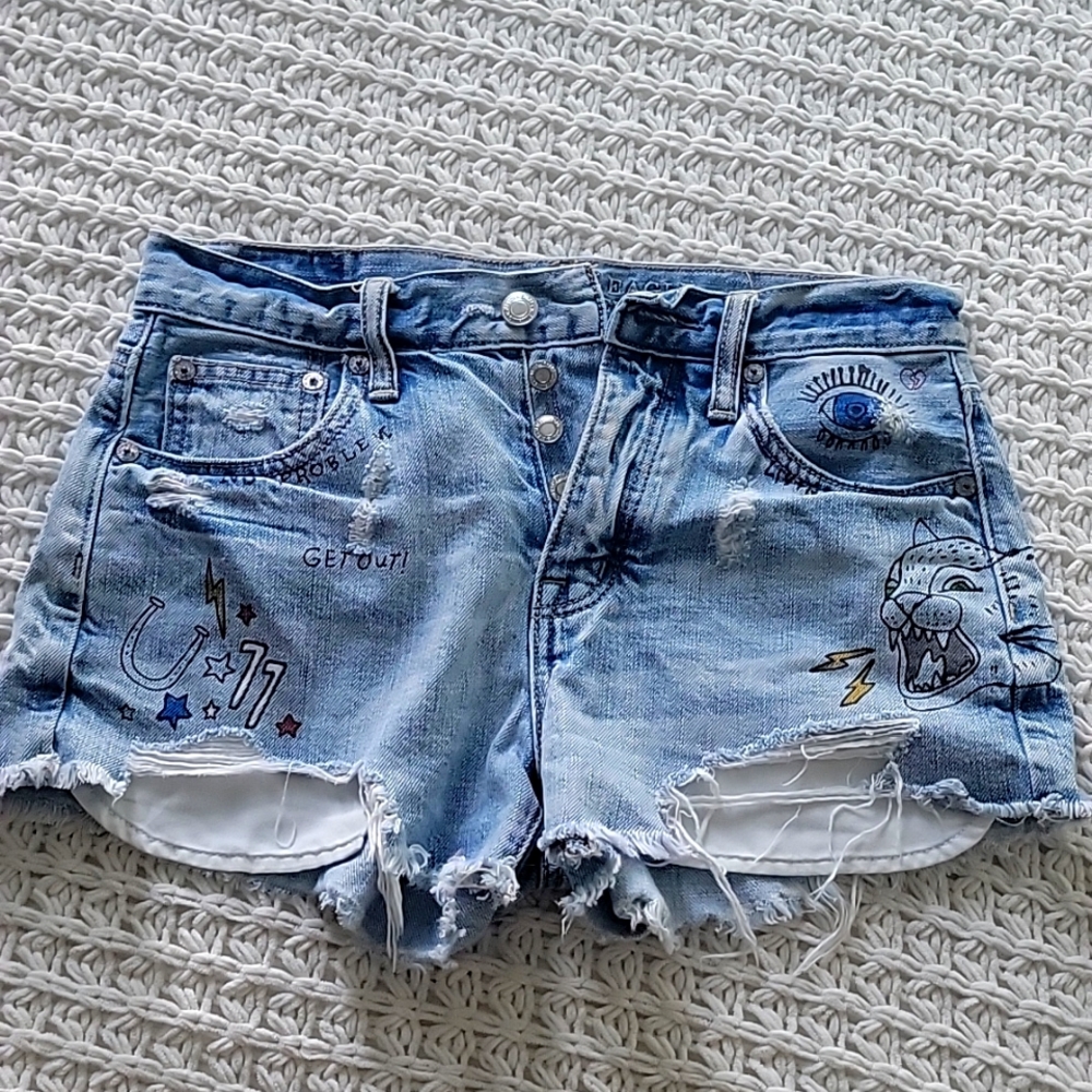 Jean Short America eagle